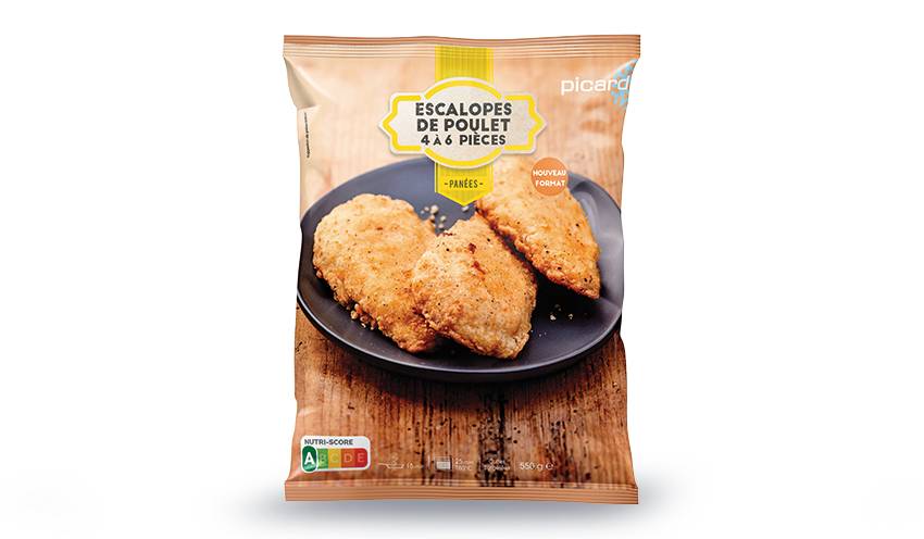 Escalopes de poulet, 4 à 6 pièces