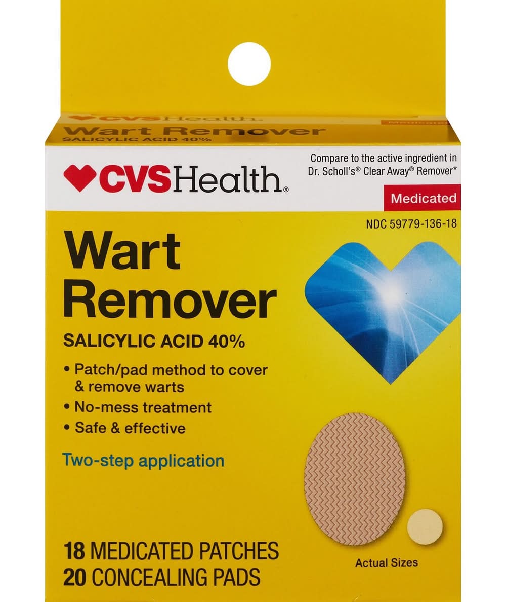 CVS Health Wart Remover Medicated Discs (38 ct)