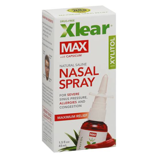 Xlear Max With Xylitol Nasal Spray