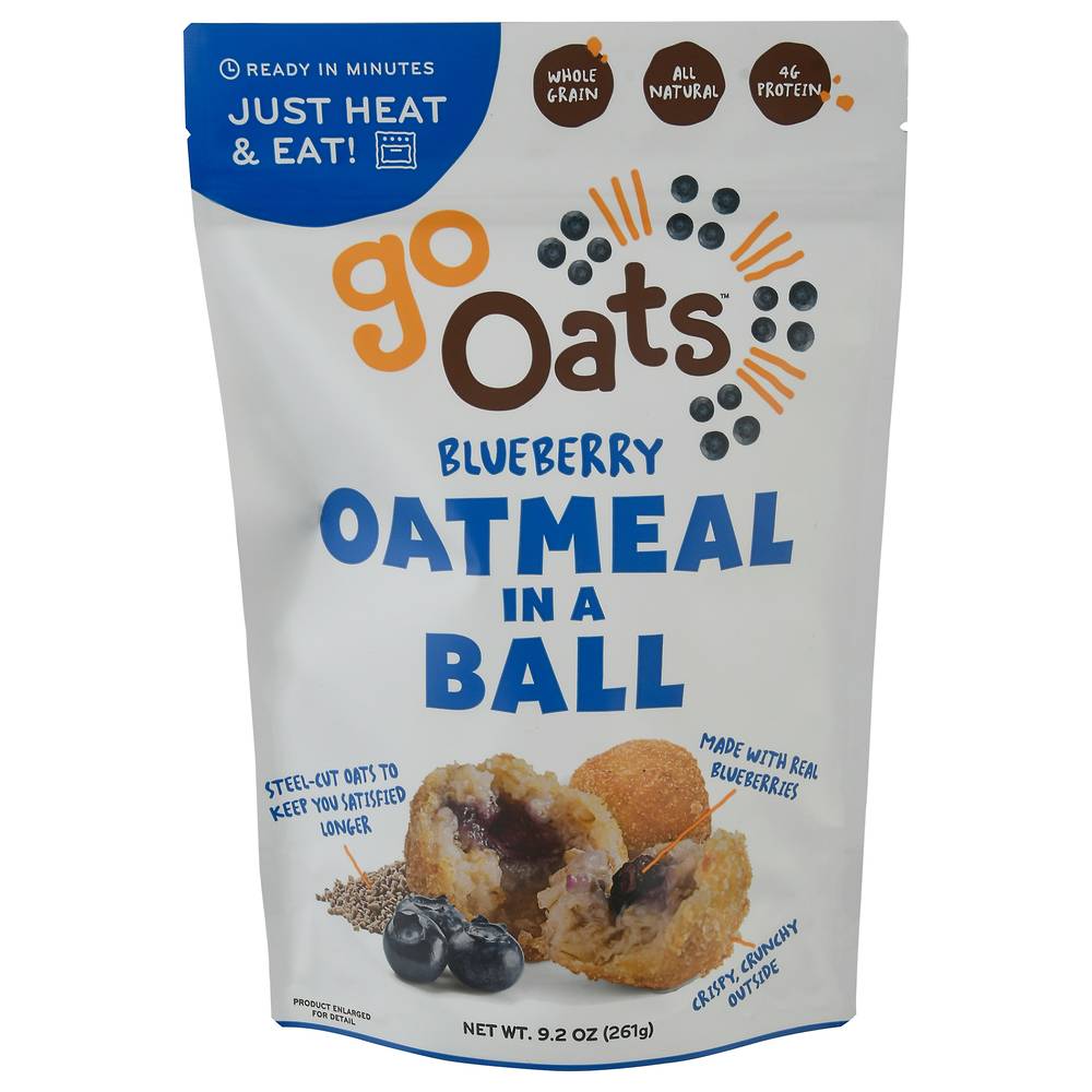 Go Oats Oatmeal in a Ball, Blueberry (9.2 oz)