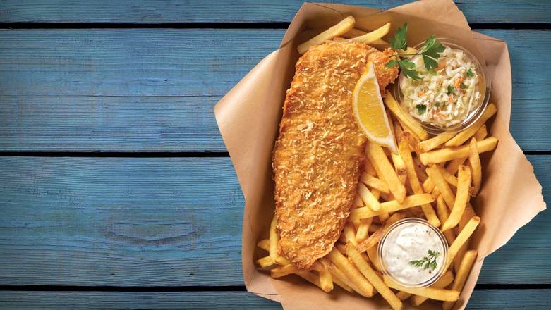 Fish & chips z dorszem czarnym