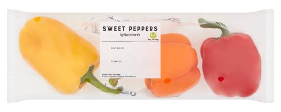 Sainsbury's Sweet Bell Peppers (3 pack)