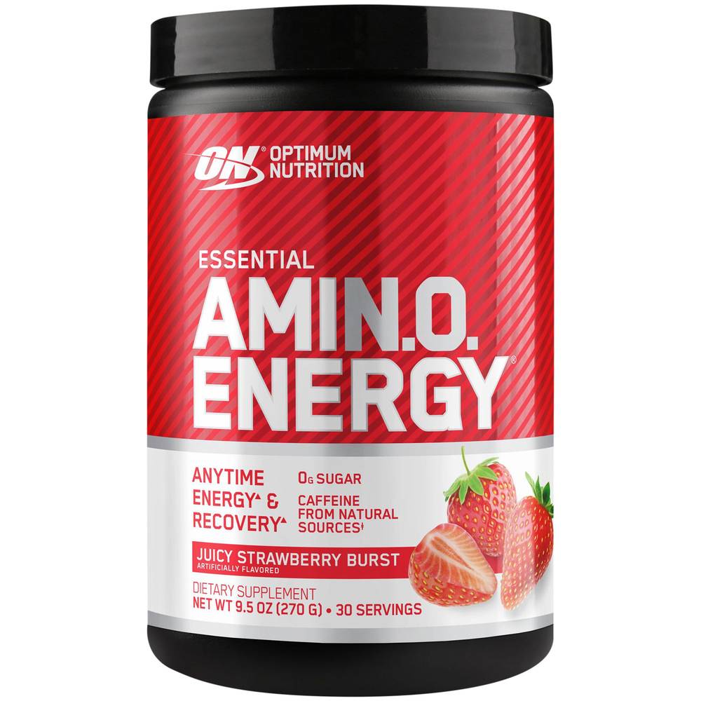Optimum Nutrition Essential Amino Energy Supplement (juicy strawberry burst)