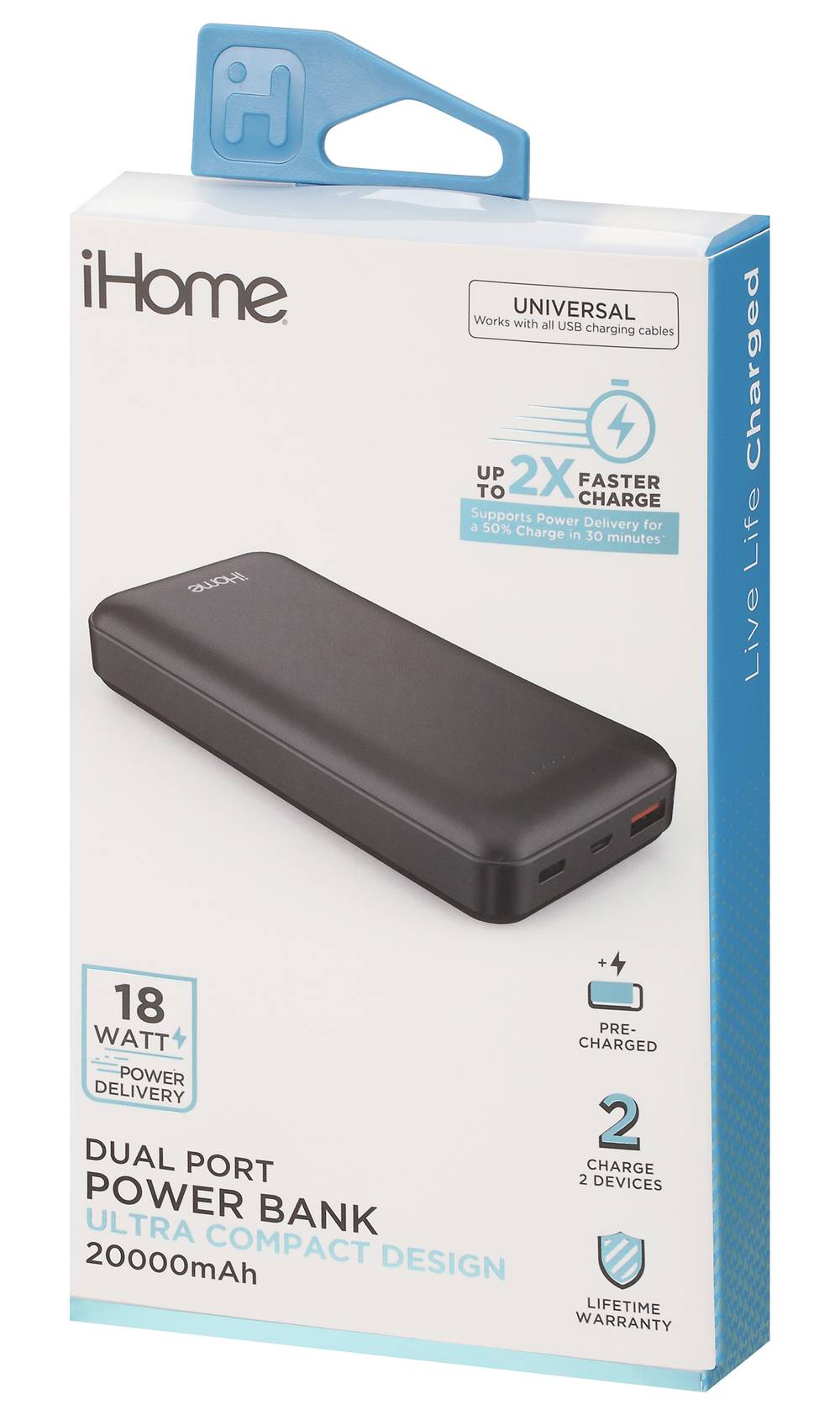 ihome ultra portable 4 port usb charger