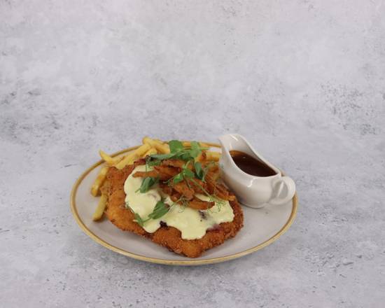 Festive Hunter's Chicken Schnitzel