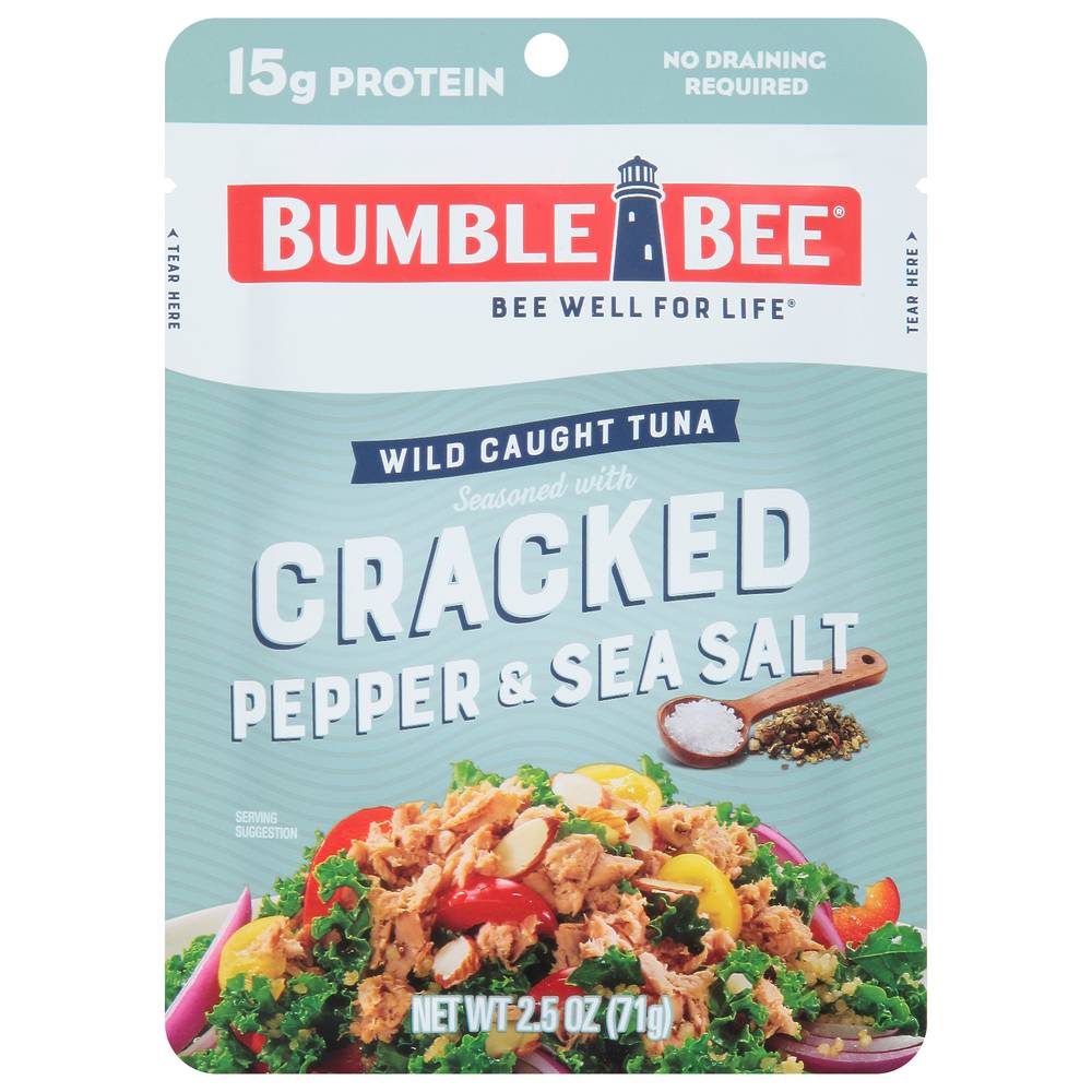 Bumble Bee Cracked Pepper & Sea Salt Wild Caught Tuna (2.5 oz)