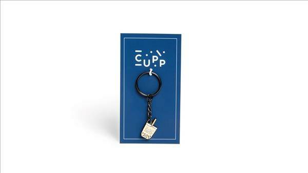 CUPP Keychain - Classic Milk Tea