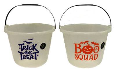 Ssel Plastic Glow Candy Bucket - Ea