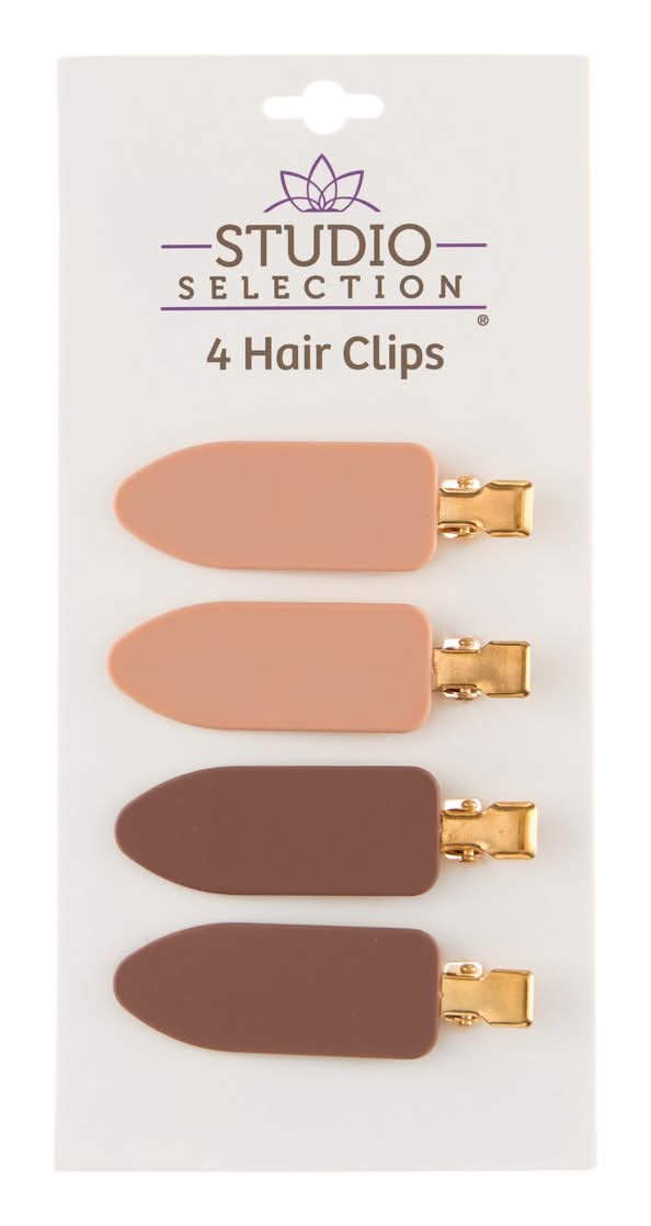 Studio Selection Creaseless Hair Clips 4 Ct