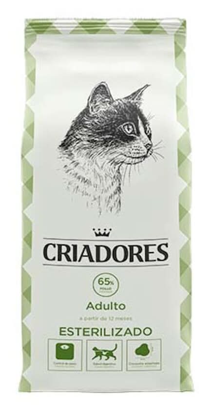 Esterilizado alimento seco para gatos · Criadores - Pollo - Adulto (2,5 kg)
