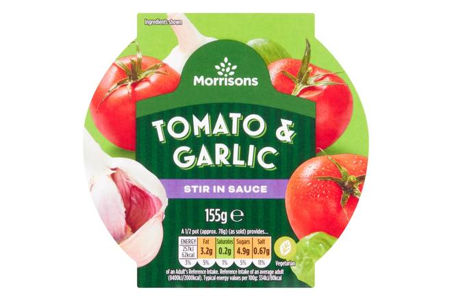 Morrisons Tomato & Garlic Stir In