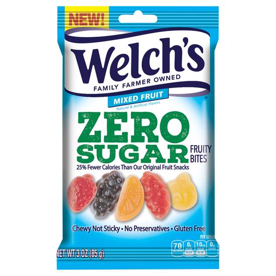 Welch's Zero Sugar Mixed Fruit Fruity Bites