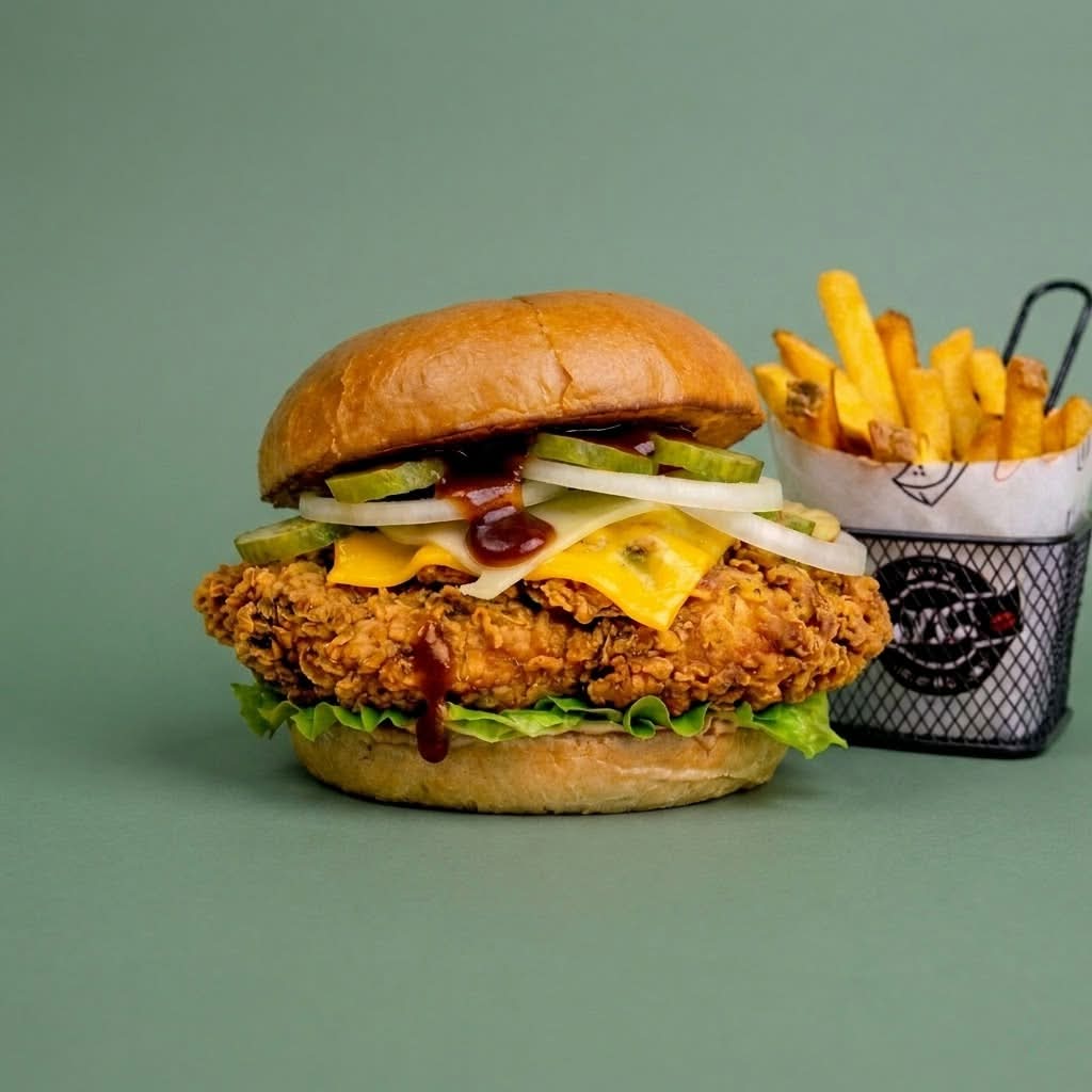 Le Combo Crispy BBQ 🍔+🍟+🥤