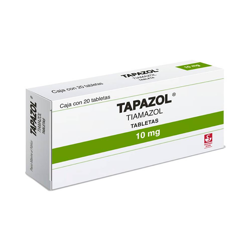 Siegfried Rhein tapazol tiamazol tabletas 10 mg (20 un)