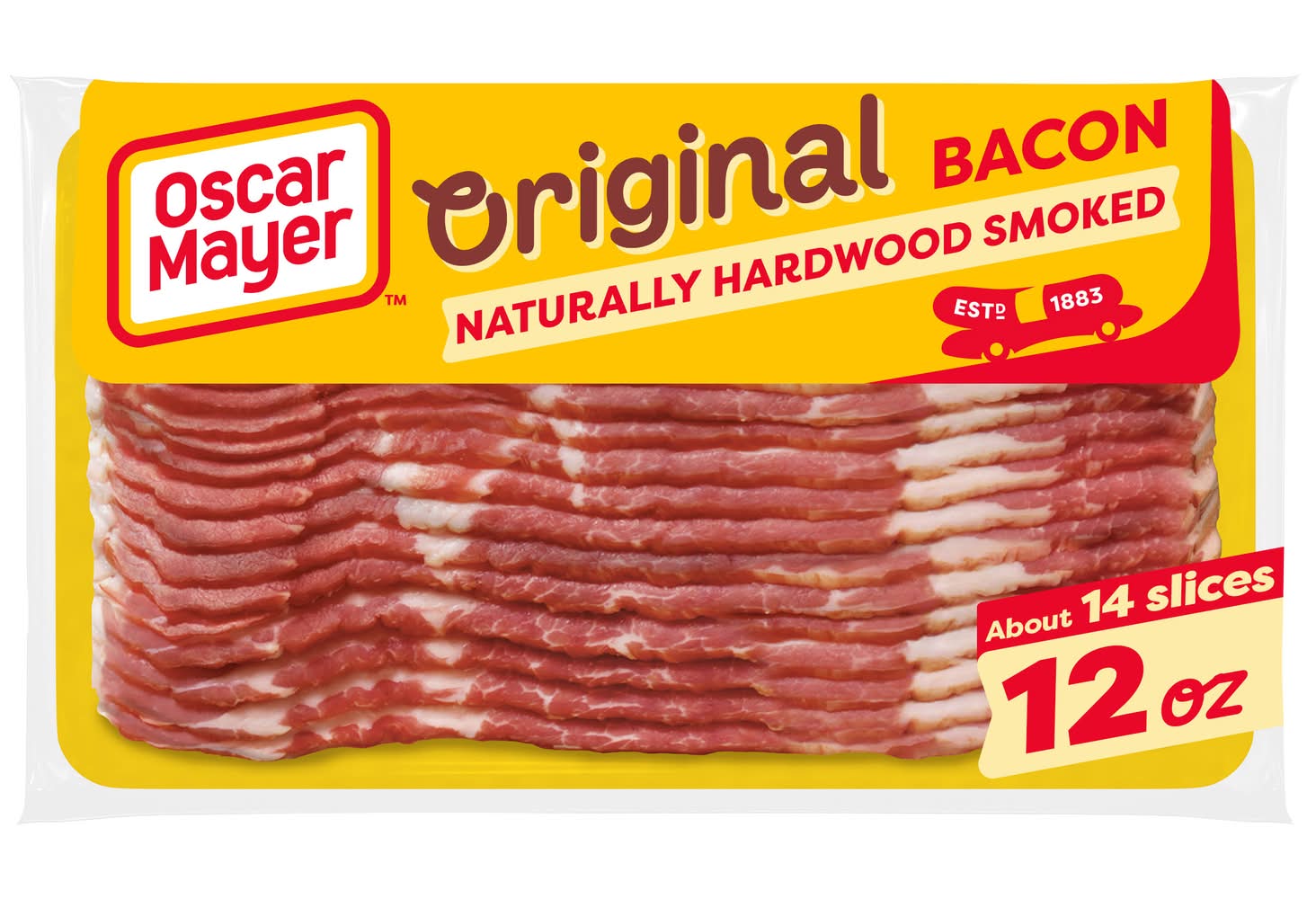 Oscar Mayer Naturally Hardwood Smoked Original Bacon (12 oz)