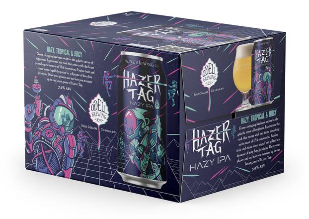 Odell Brewing Co Hazer Tag Hazy Ipa Beer Cans (6 pack, 12 oz)