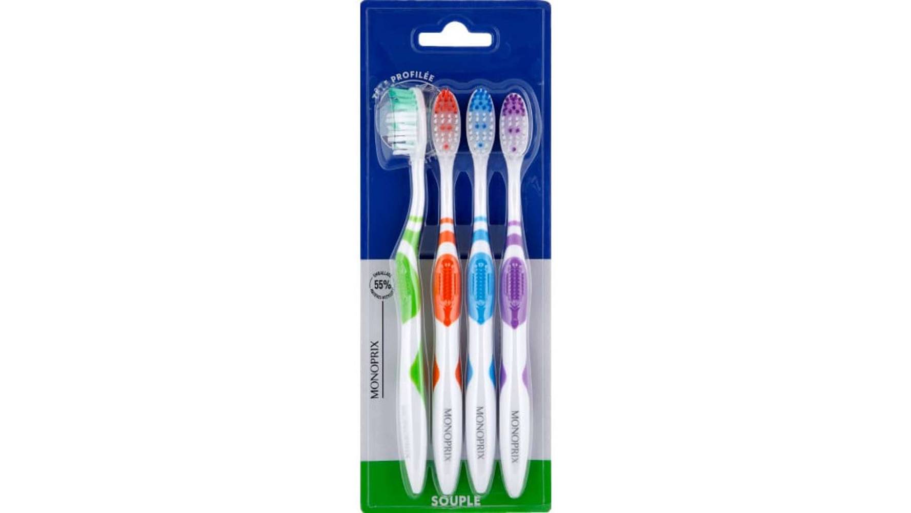 Monoprix - Brosse à dents souple (4)