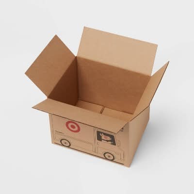 up&up Cardboard Mailing Box, Small, Brown