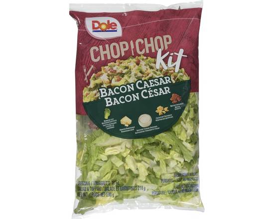 Dole · Kit de salade César au bacon (290 g) - Chop Chop bacon caesar salad (290 g)