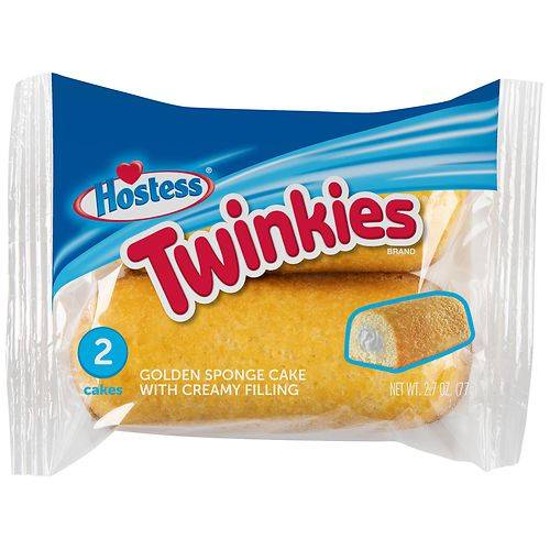 Hostess Twinkies Golden Sponge Cakes with Creamy Filling - 1.35 oz x 2 pack