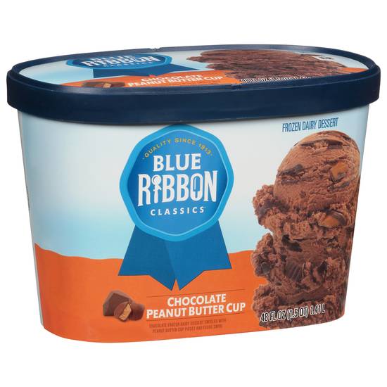 Blue Ribbon Classics Chocolate Peanut Butter Cup Dairy Dessert (48 fl oz)