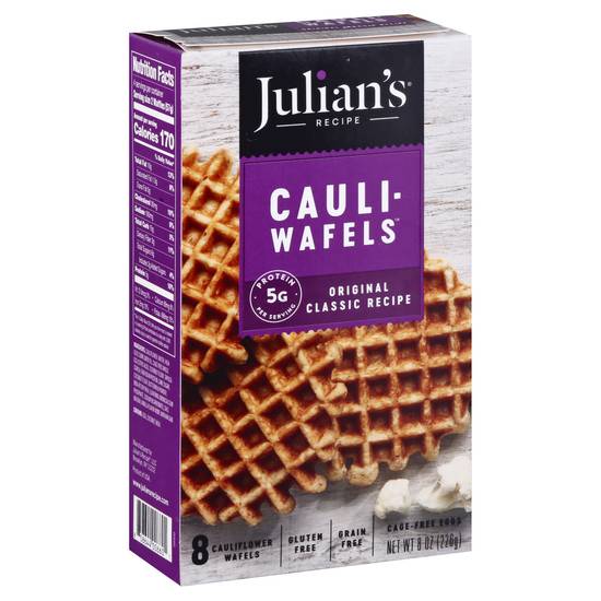 Julians Recipe Original Classic Recipe Cauli Wafels, (8 ct)