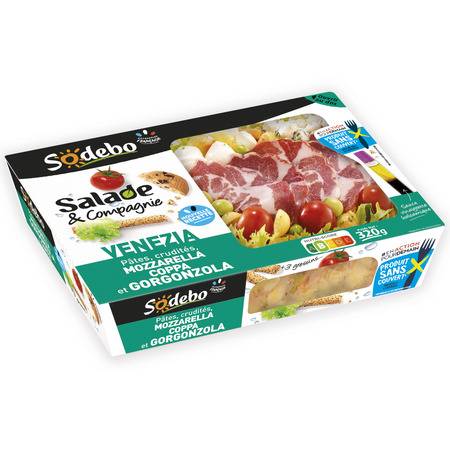 Salade de pâtes Venezia SODEBO - la boite de 320 g