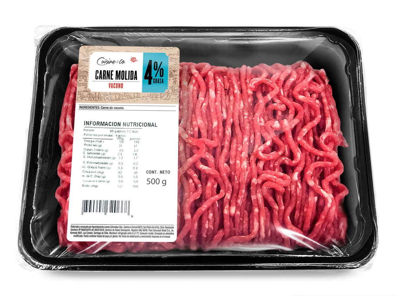 Cuisine & Co · Carne molida de vacuno (500 g)