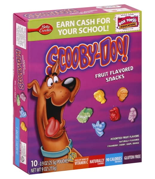 Betty Crocker Scooby-Doo Fruit Flavored Snacks (9 oz)