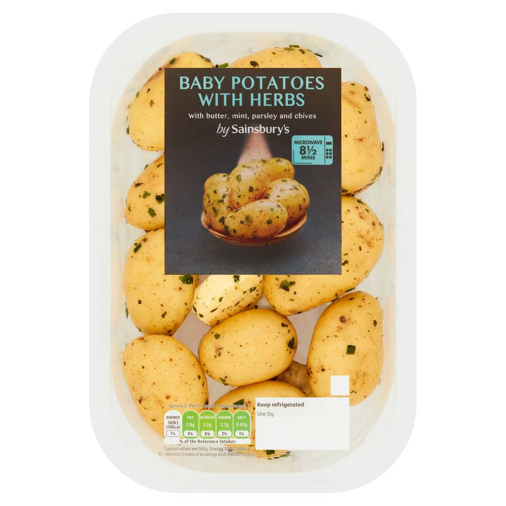 Sainsbury's Baby Potatoes with Herbs & Butter 385g
