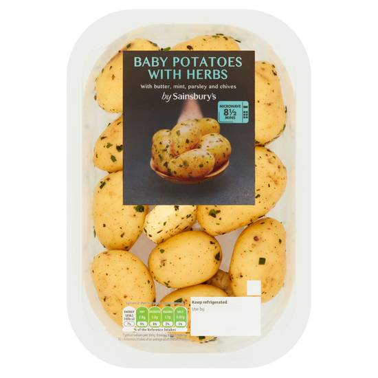 Sainsbury's Baby Potatoes with Herbs & Butter 385g
