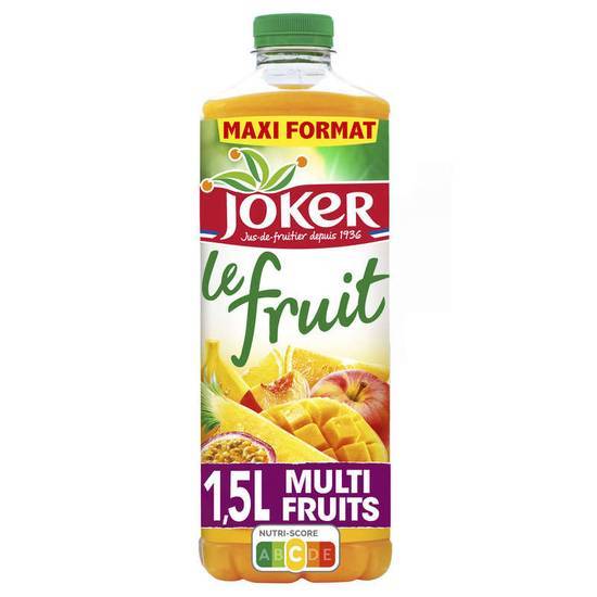 Joker le fruit jus multifruits à base de concentré bouteille 1,5 L