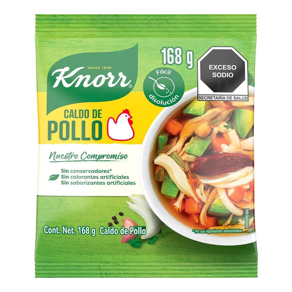 Knorr · Caldo de pollo (168 g)