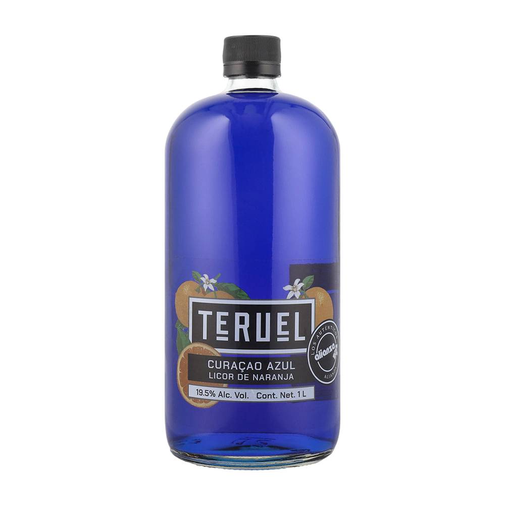 Licor Teruel De Naranja Curacao Azul 1L