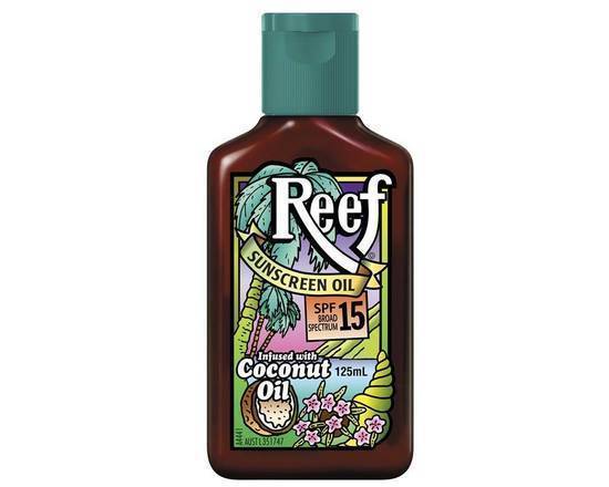 Reef Sunscreen Oil  Coconut Oil SPF15 125ml
