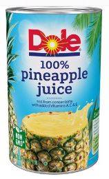 Dole - Pineapple Juice - 46 oz cans
