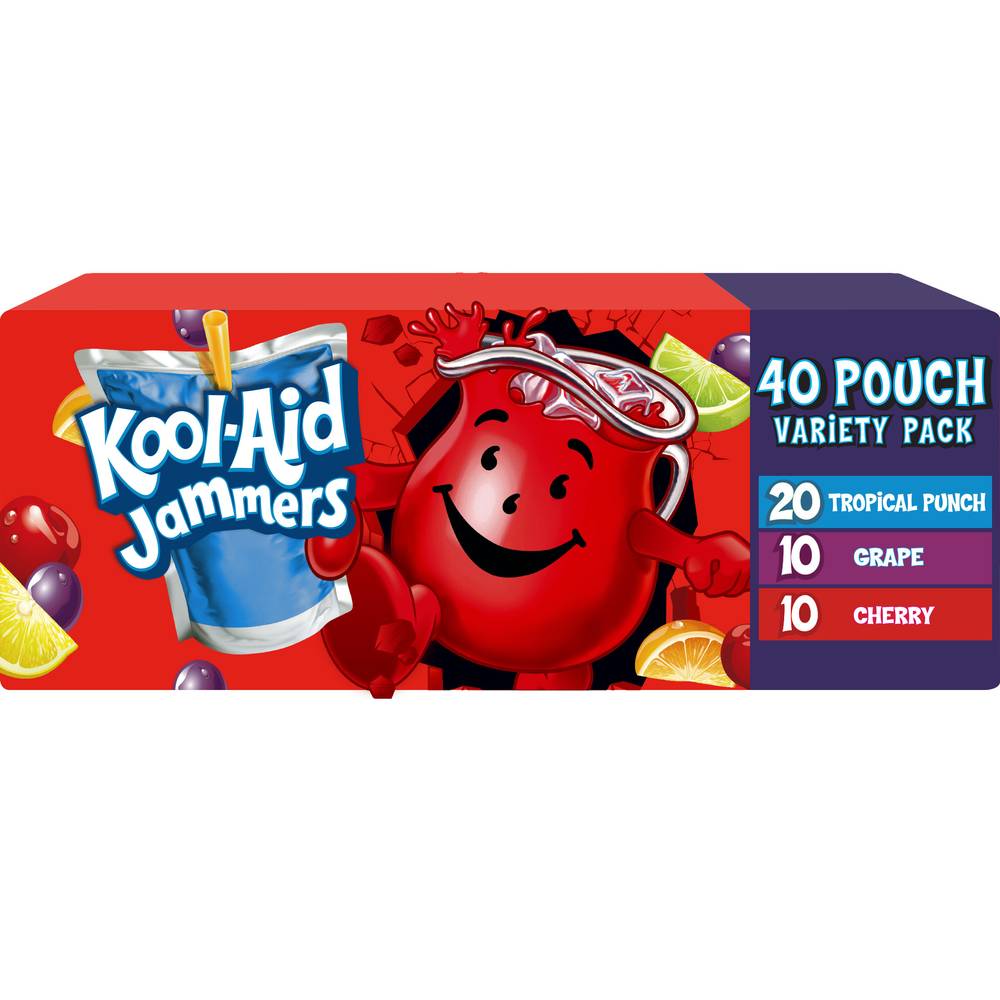 Kool-Aid Jammers Drink Variety pack (6 fl oz, 40 ct)