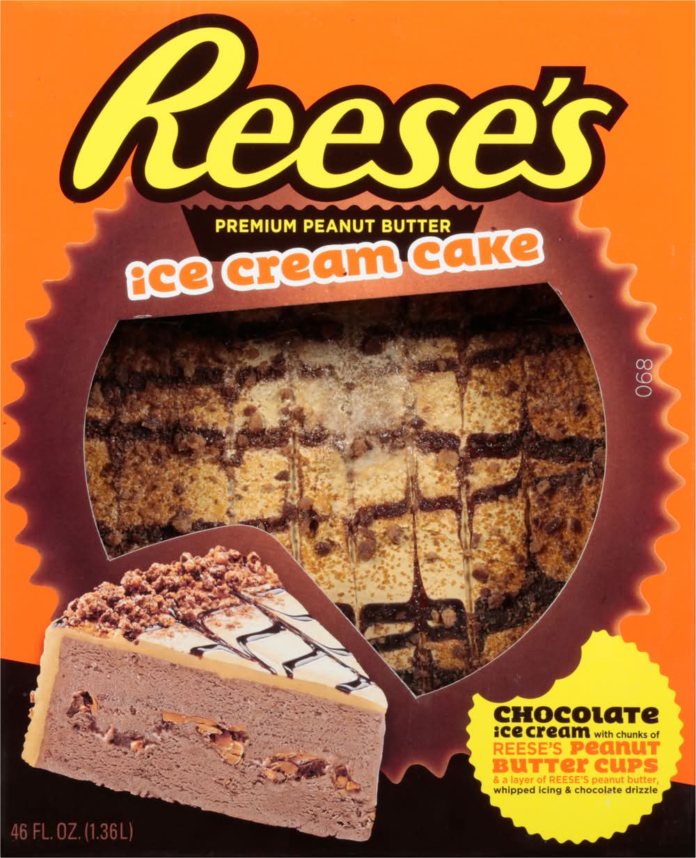 Reese's Ice Cream Cake, Peanut Butter-Chocolate (46 fl oz)