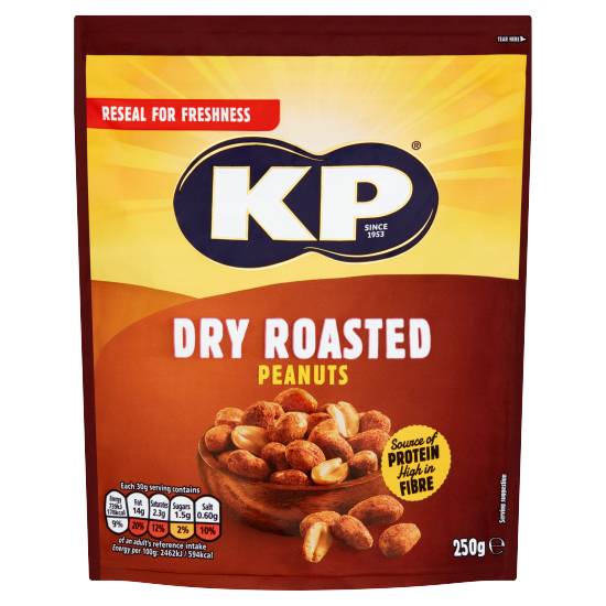 KP Dry Roasted Peanuts (250g)