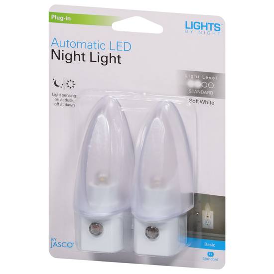 Lights By Night Automatic Led Night Light (soft white)(2 ct)