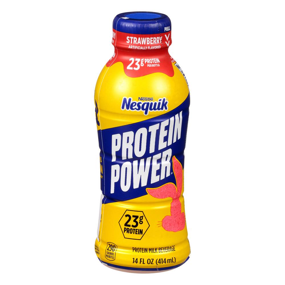 Nesquik Protein Power Milk Beverage (14 fl oz) (strawberry)