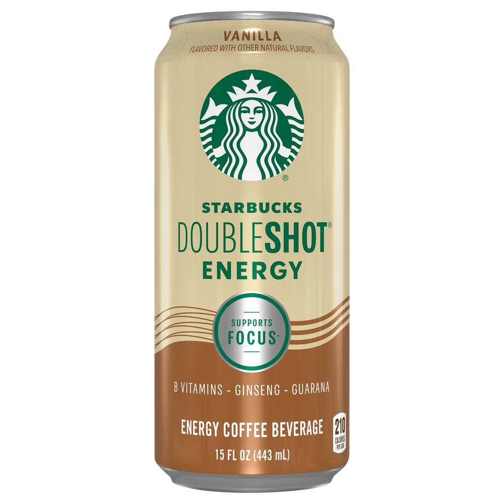 Starbucks Doubleshot Energy Coffee Beverage, Vanilla (15 fl oz)