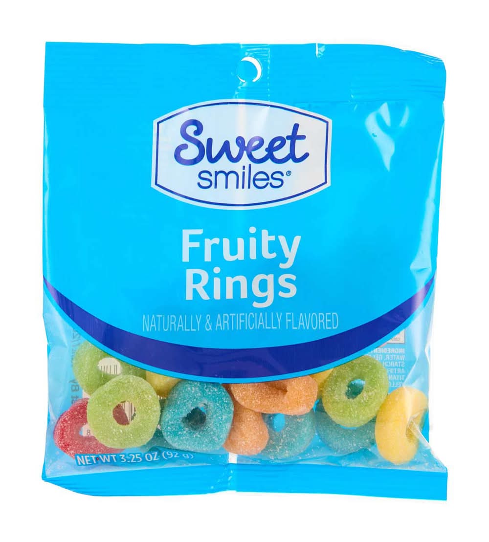Sweet Smiles Fruity Rings Gummy Candy (3.25 oz)