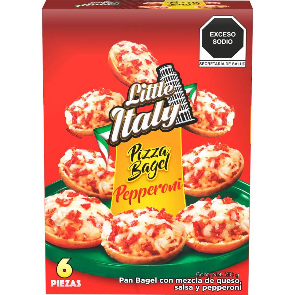 Little italy pizza bagel de pepperoni (caja 210 g)