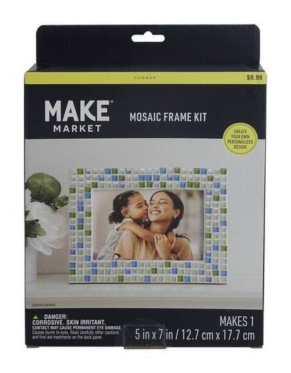 5" X 7" Iridescent Mosaic Frame Kit By Make Market