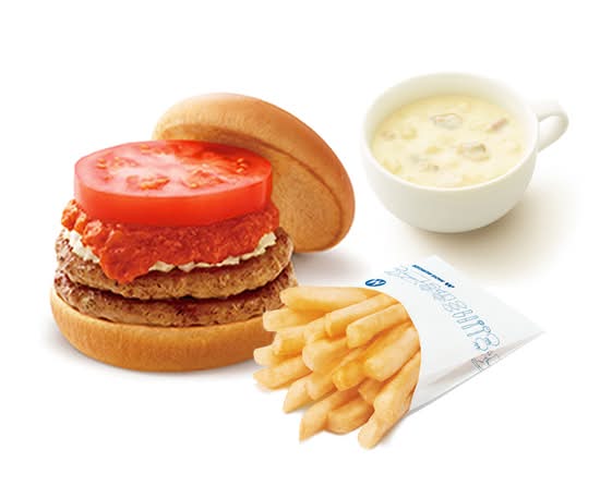 ダブルモスバーガー＋70円ドリンクセット