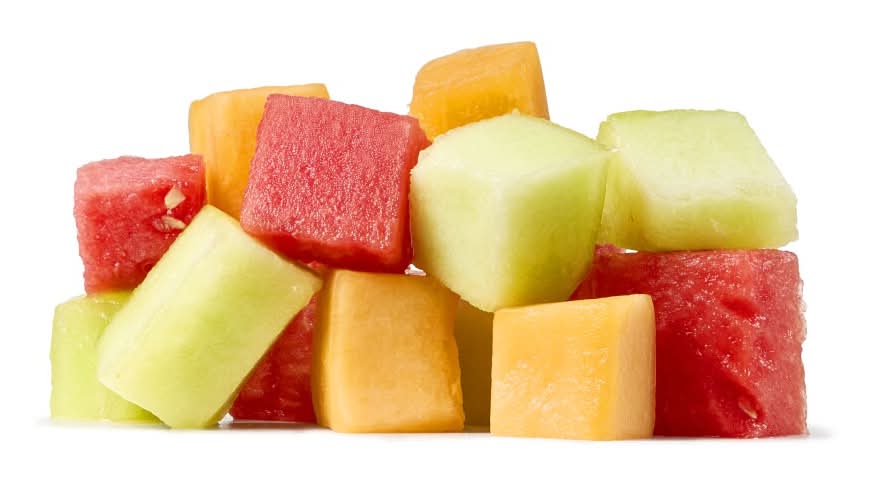 Fresh Cut Mixed Melon Cubes Fruit Mix