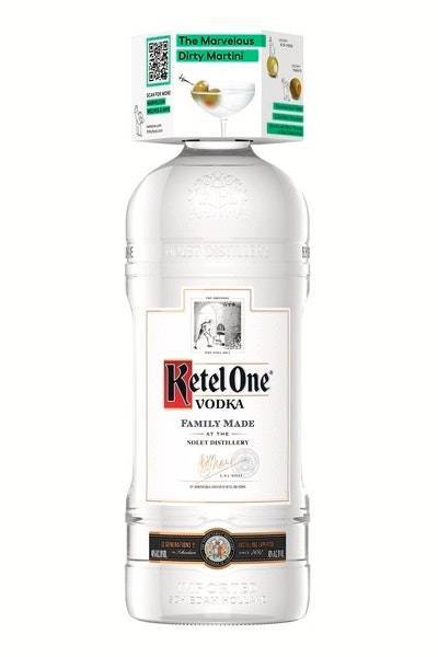 Ketel One Vodka, 1.75 L Bottle With Four Filthy Food Stuffed Olives (1.75L bottle)