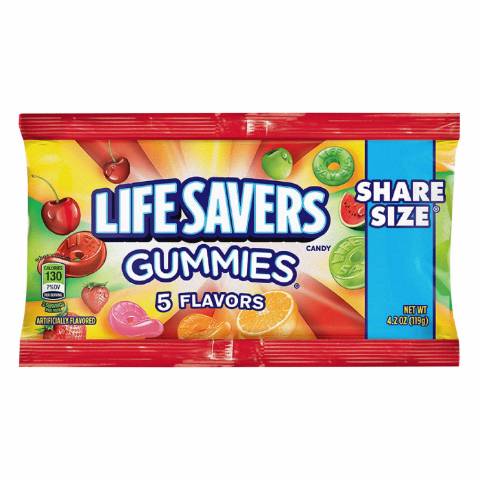 LifeSavers Gummies 5 Flavors King Size 4.2oz