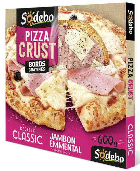 Pizza jambon emmental SODEBO - la boite de 600 g